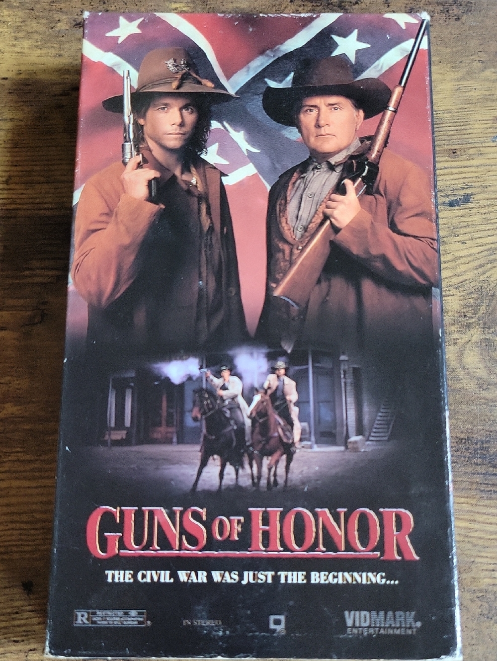 Guns of Honor VHS Movie - Brown & Red Western Artwork